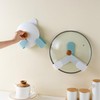 Sarini 1Pcs Adjustable Wall Mount Pot Lid Holder Cabinet Door