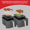 SPARES2GO Grill Shelf Racks compatible with Ninja Foodi AF300 AF400