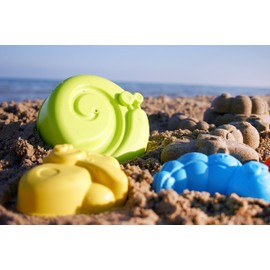 Miniland Miniland45215 Set 4 Sand Molds, Multi-Color