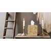 Hymmah Modern Square Tissue Box Cover Holder,Bathroom Accessories Decor Unique