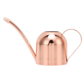 Watering Can for House Bonsai Garden Flower Outdoor Indoor Plants Long Spout Pot Stainless Steel Rose Gold