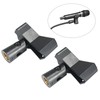 2pcs Microphone Clip, Adjustable Mic Clip Holder for Mic Stand,