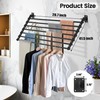 Scisum Wall Mounted Clothes Drying Rack 28 Inch – Foldable