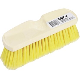 Wash Brush, Poly Block, Yellow, 10 in.