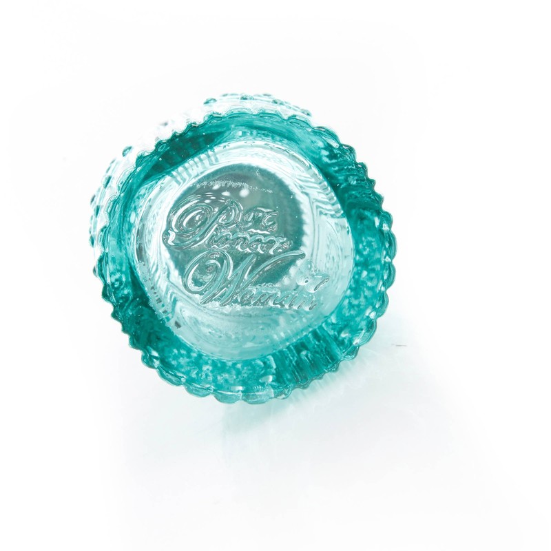 The Pioneer Woman Adeline Teal Pressed Glass Salt and Pepper