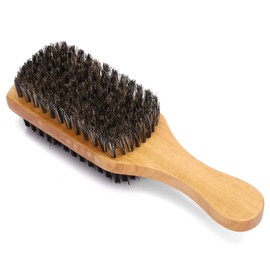 Cepillo de madera para barba de bigote, cepillo de barba de doble cara, cepillo de barba profesional, cepillo de afeitar, accesorios de afeitado