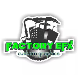 FACTORY EFX KDX 200 Radiator Shroud Graphics Kdx200 1989-1994 Shroud Decal MX 90 91 92 93