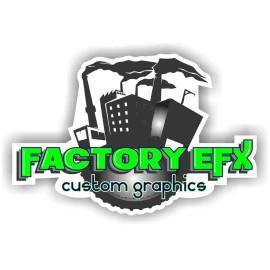 FACTORY EFX KDX 200 Radiator Shroud Graphics Kdx200 1989-1994 Shroud Decal MX 90 91 92 93