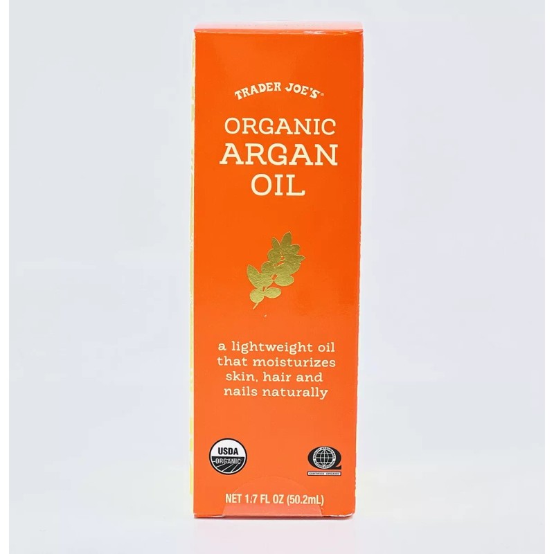 TRADER JOE'S 100% ORGANIC ARGAN OIL 1.7 Oz Nourish Skin