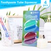 LOVEINUSA 4PCS Toothpaste Squeezers, Tube Squeezer Hanging Squeezer Dispenser Toothpaste