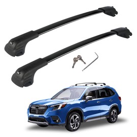Roof Rack Cross Bars Compatible with Subaru Forester 2014-2025 Heavy-Duty Aluminum Crossbars Roof Rails Rooftop Cargo Basket Carrier Bag Luggage Canoe Kayak Bike