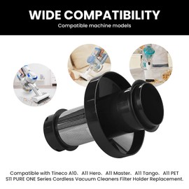 ZTHY Cordless Vacuum Cleaner Filter Holder, New Replacement Filter Holder Compatible with Tineco A10 / A11 Hero /A11 Master/ A11 Tango/ A11 PET/ S11 PURE ONE Series Vacuum Cleaner
