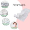 Soft and Absorbent Muslin Cloths - 3 Pack, Large 20''x10''