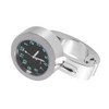 Sleek Waterproof Motorcycle Handlebar Clock with Glow-in-Dark Feature for Bicycles