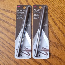 Almay Lot of 2 - Almay Conditioning Liquid Eyeliner - # 020 Brown - All Day Wear - New