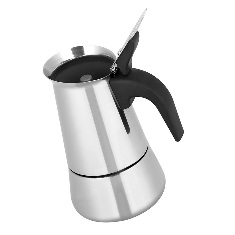 Portable Stainless Steel Coffee Pot Moka Espresso Maker Mocha Pot
