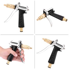 Ausla Hochdruck Wasserpistole Sprayer Handheld -Autowaschdüse Verstellbare Messingspitze für die Reinigung des Hausgartens