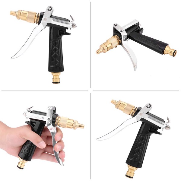 Ausla Hochdruck Wasserpistole Sprayer Handheld -Autowaschdüse Verstellbare Messingspitze für die