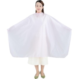 [MEIHO] Cut Cloth, Sleeveless Cutting Cloth, No.1780, Pink, Made in Japan, Meiho Name Sewing Mayho, Nylon, Haircut Cape for Hairdressing, Beauty, Cloak Hair Apron, Salon, Home, Cut, Adults, Children,