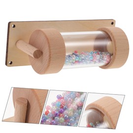 HEMOTON Rain Stick Kid Toys Maker Board Instrument vocalize Child rain Machine Musical Instrument Puzzle rain Sound Plaything Busy Board Parts Casual Unique Rainmaker Toy for Busy Board