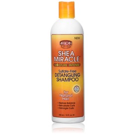 African Pride Shea Butter Miracle Detangling Shampoo, 12 Ounce