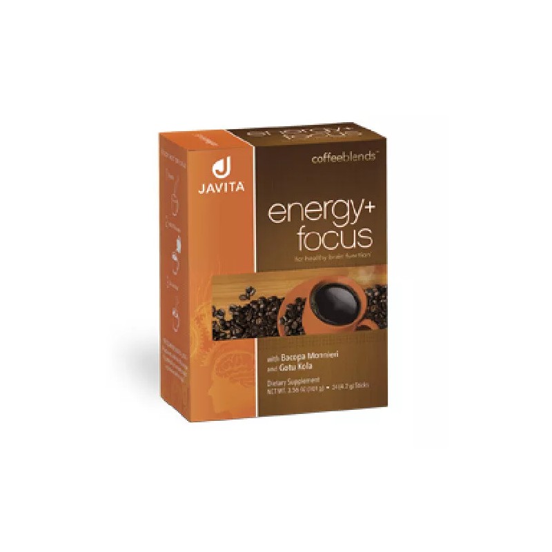 Javita Energy + Focus Instant Coffee 1 box (24 sticks)