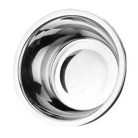 STOBAZA 1pc Stainless Steel Mixing Bowl for Baking and Cooking Multi Functional Food Container for Egg Beating and Salad Preparation for Home and Restaurant Use