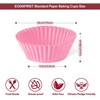 Eoonfirst Bright Rainbow Standard Cupcake Liners No Smell, Food Grade