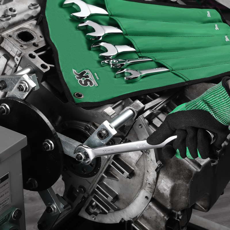 SK Long Pattern Combination Wrench Set, Metric 25 to 32mm,