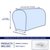 Subrtex Stretch Armrest Covers Spandex Arm Covers for Chairs Couch