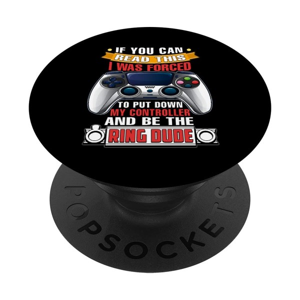 Ring Security Wedding Ring Bearer Proposal Gifts Toddler Boy PopSockets