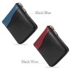 GROOVE GEAR ggs-1031 Men's Bi-fold Wallet, Mini Wallet, Saffiano, Genuine