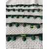 Daihellenstone 10 Yards Green Pom Pom Trim Ribbon 15mm Ball