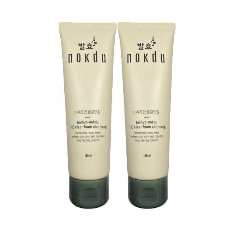 코리아나 Koreana Fermented Mung Bean Cleansing Foam 150ml x 2