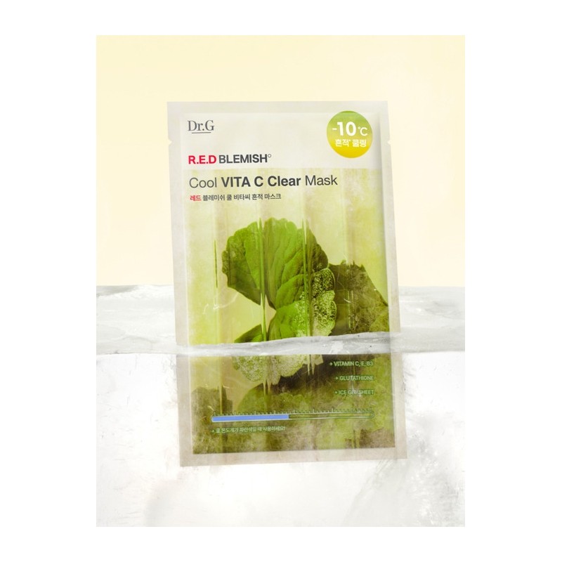 Red Blemish Cool Vita C Trace Mask 10 sheets /