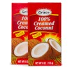 Grace Pure Creamed Coconut 6 oz - 2 pack -