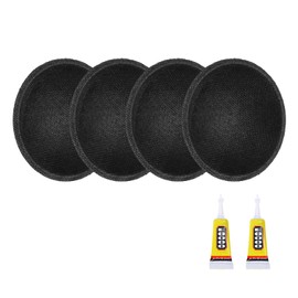 sourcing map 4Pcs Speaker Dust Cap 30mm/1.18" Outer Diameter Dome Paper Cap Subwoofer Coil Cover Caps with Repair Glue for Speaker Decoration Accessory Repair