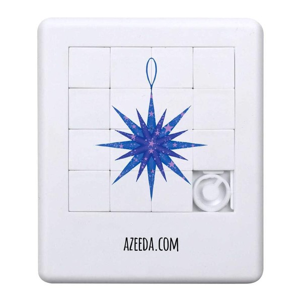 Azeeda 'Star Christmas Ornament' Sliding Puzzle (PZ00033268)