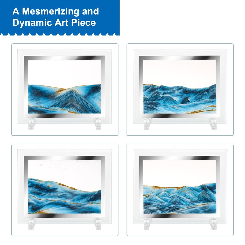 Coitak Moving Sand Art Picture, Dynamic Sand Picture, Desktop Sand