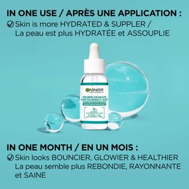 Garnier Aloe Vera Face Serum with Hyaluronic Acid, Replumping and Hydrating, for Normal to Combo Skin
