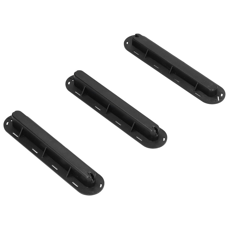 3Pcs/set Surfboard Rudder Groove Plastic Finned Box Plug Fin Plug