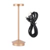 Rechargeable LED Table Lamp 2000mAh Cordless Battery Operated Metal Bedside