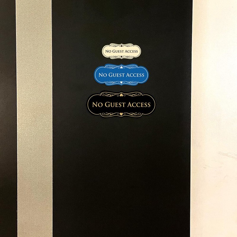 All Quality Designer - Señal de acceso sin invitados de