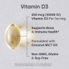 Vitamin D3 10,000 IU with Coconut MCT Oil - High