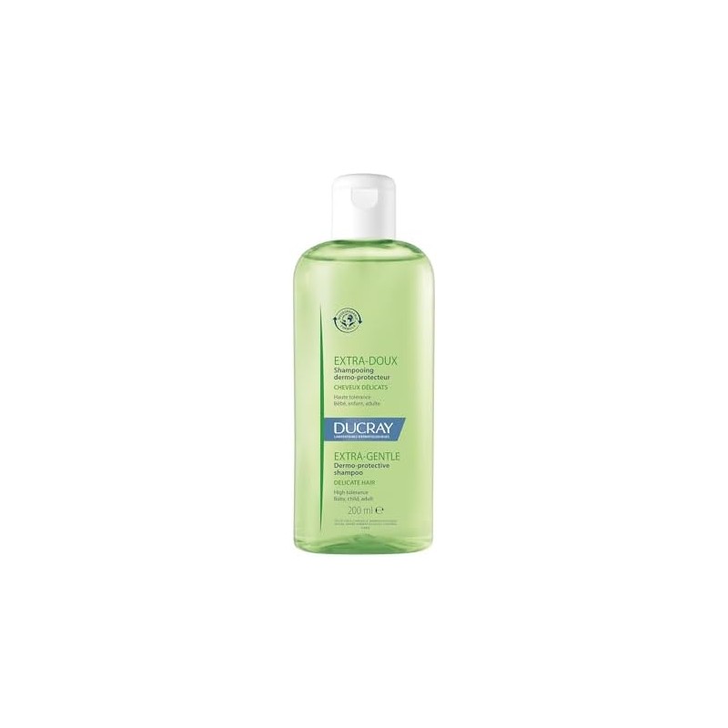 DUCRAY, Extra Suave, Shampoo de Uso Diario, Fórmula Biodegradable, Para