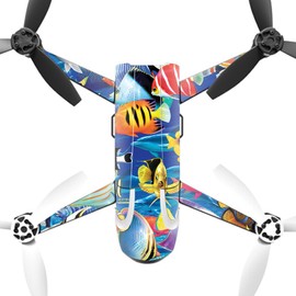 MightySkins Skin Compatible with Parrot Bebop 2 - Tropical Fish | Protective, Durable, and Unique Vinyl Decal wrap Cover | Easy to Apply, Remove, and Change Styles | Made in The USA