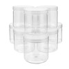 Juvale Slime Containers with Lids - 8 Pack Clear Plastic
