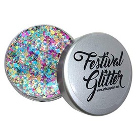 Art Factory Festival Glitter - Unicorn Pop (50 ml/1 fl oz), Cosmetic Glitter Gel