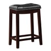 Angel Line Cambridge Padded Saddle Stool with Cushion, 24" Set