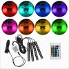 QUAYUB Car Interior Accessories 36LED Floor Decorative Atmosphere Strip Lamp